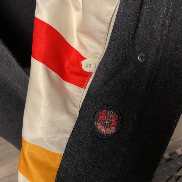 Pendleton Wool Charcoal Campbell Wool Coat - Picture 11 of 16